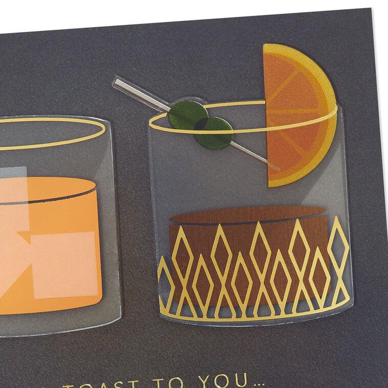 Hallmark A Toast To You Birthday Card