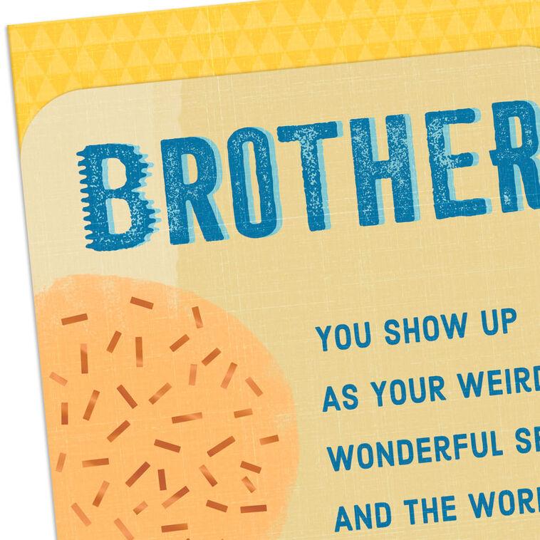 Hallmark A True Original Birthday Card For Brother