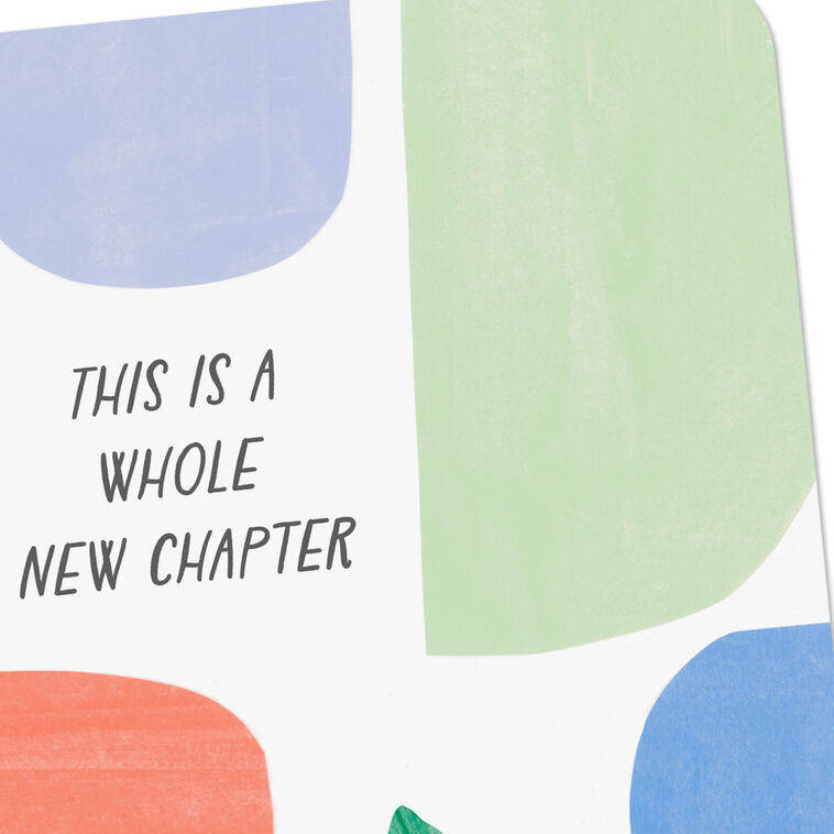 Hallmark A Whole New Chapter Good Luck Card