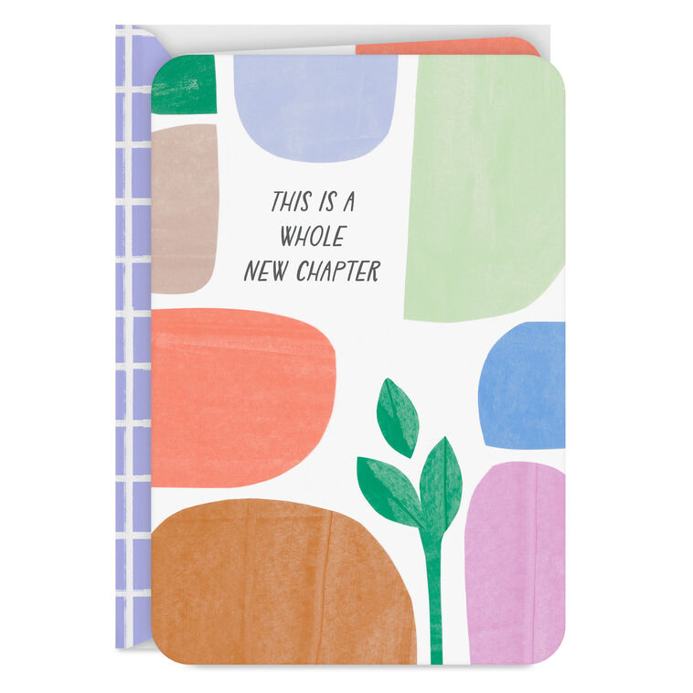 hallmark A Whole New Chapter Good Luck Card