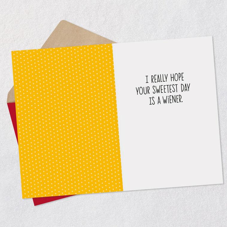 Hallmark A Wiener Of A Day Funny Sweetest Day Card