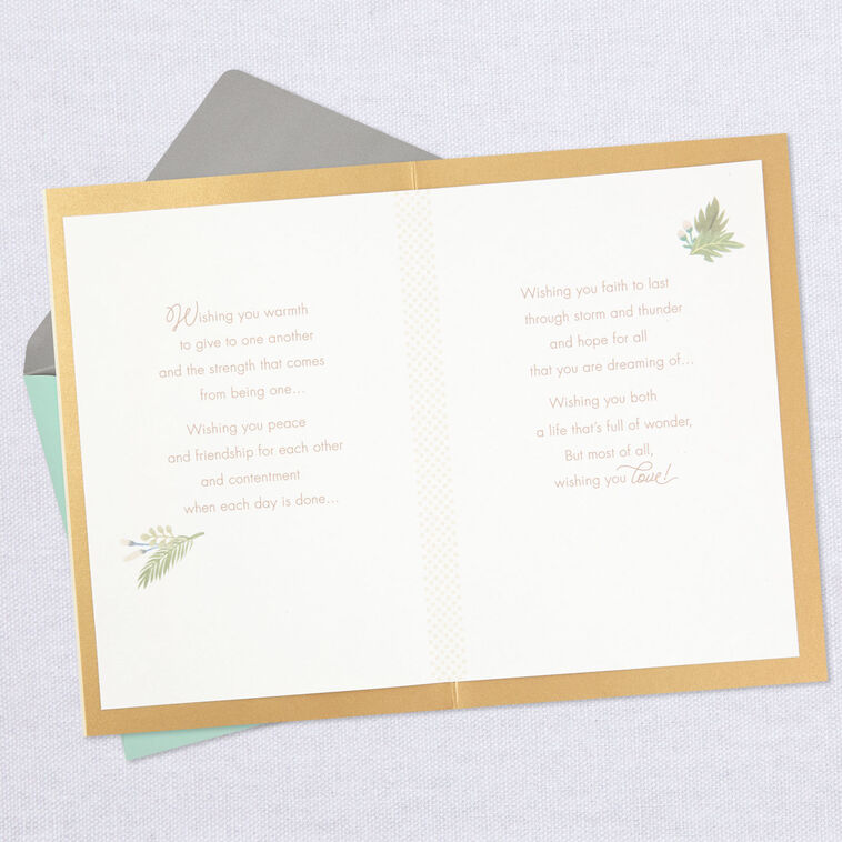 Hallmark A Wish For Your Marriage Wedding Card