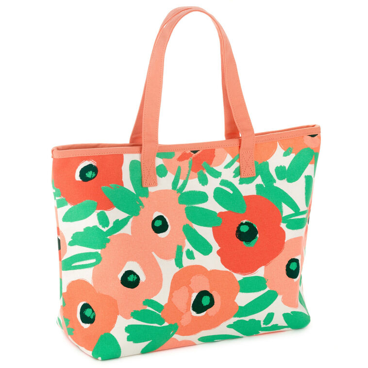 hallmark Abstract Floral Tote Bag
