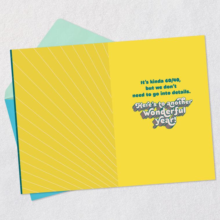Hallmark Adorable Couple Funny Anniversary Card