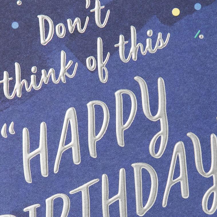 Hallmark After-Party Funny Belated Birthday Card