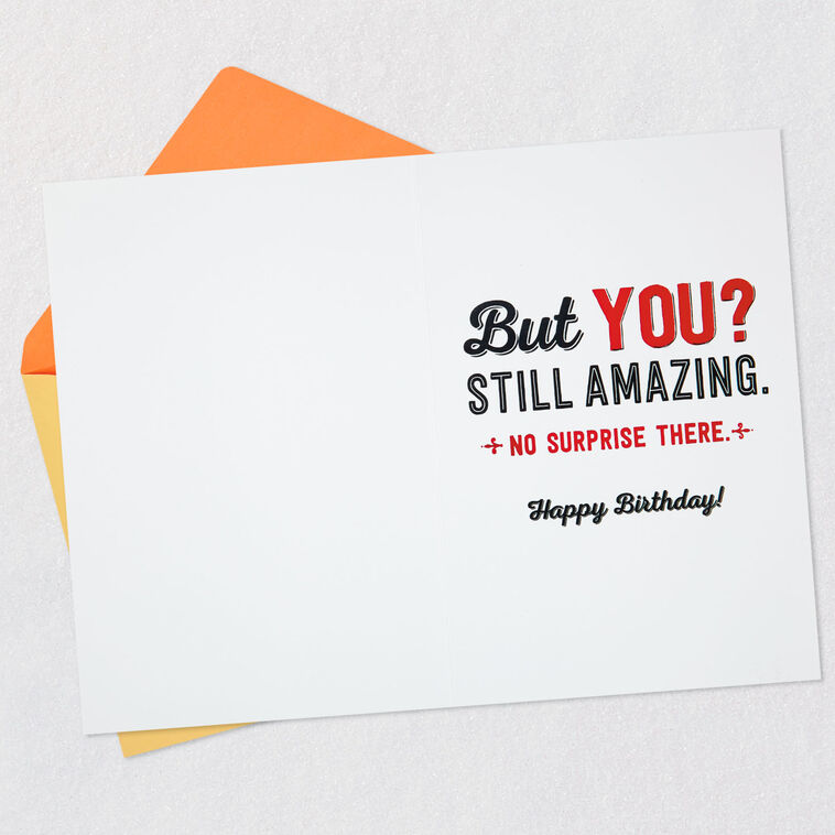 Hallmark Aging Well Funny Birthday Card