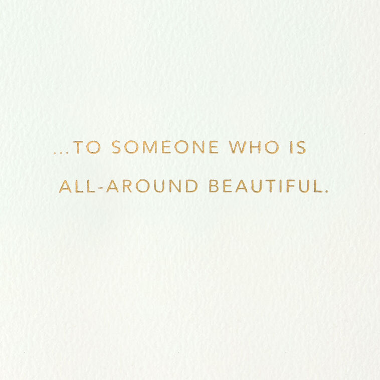 Hallmark All-Around Beautiful Birthday Card