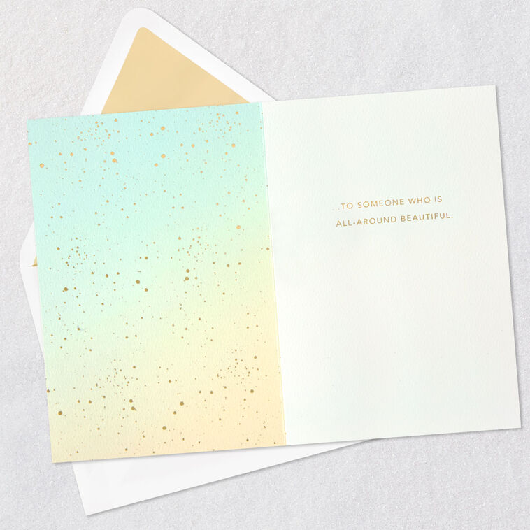 Hallmark All-Around Beautiful Birthday Card