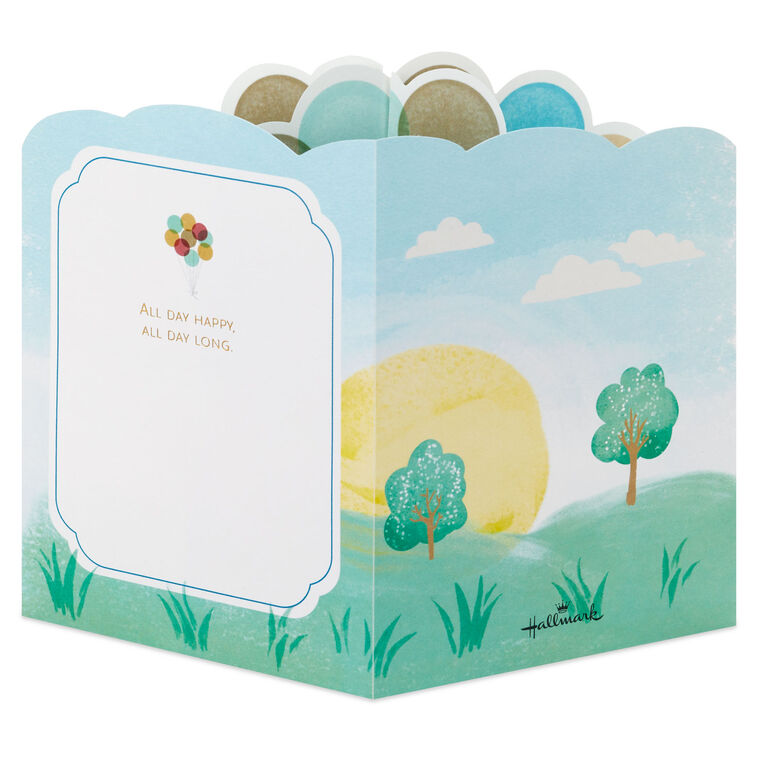 Hallmark All Day Happy 3D Pop-Up Birthday Card