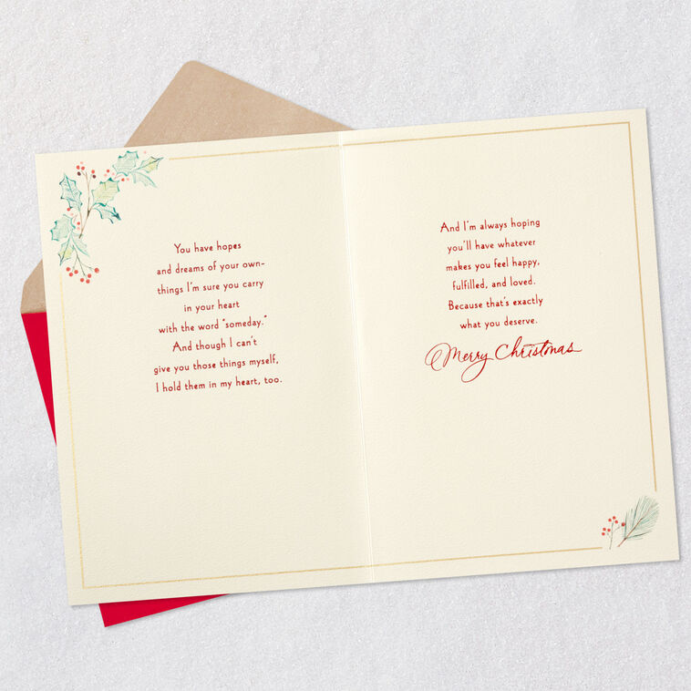 Hallmark All Grown-Up Christmas Card For Daughter