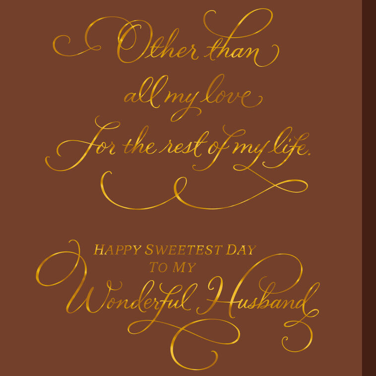 Hallmark All My Love Sweetest Day Card For Husband
