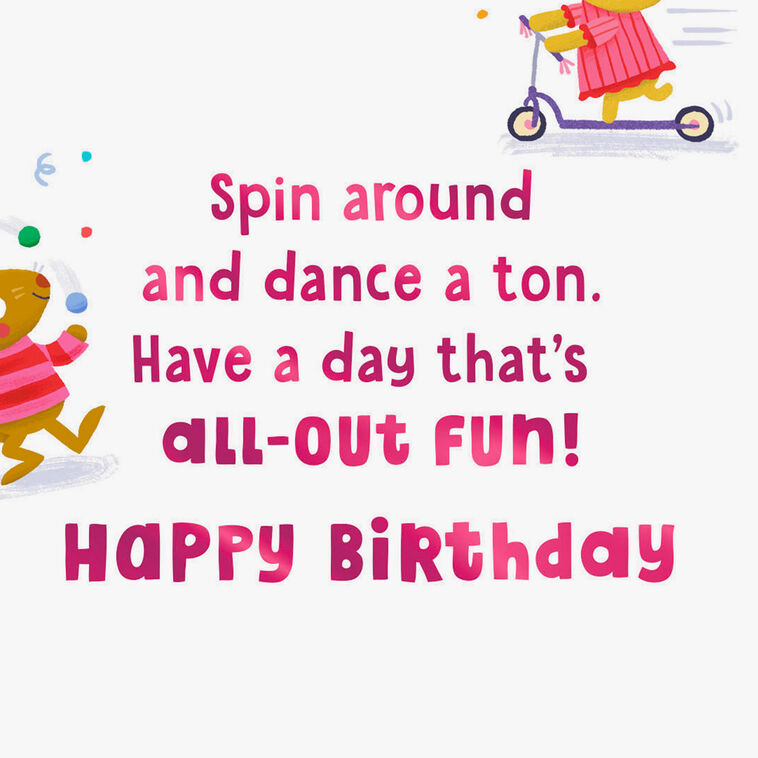 Hallmark All-Out Fun Birthday Card For Kids