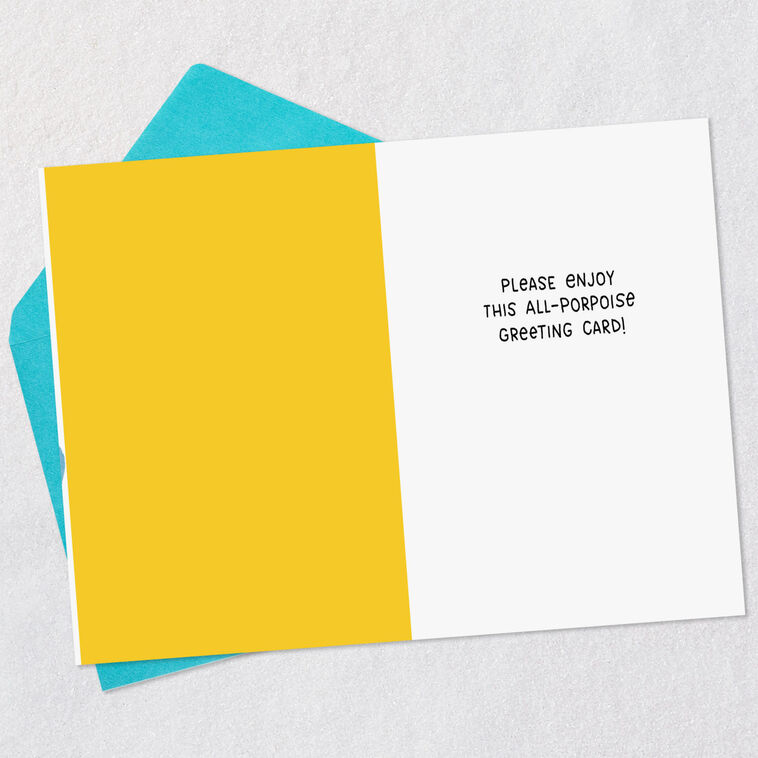 Hallmark All-Porpoise Funny Thinking Of You Card