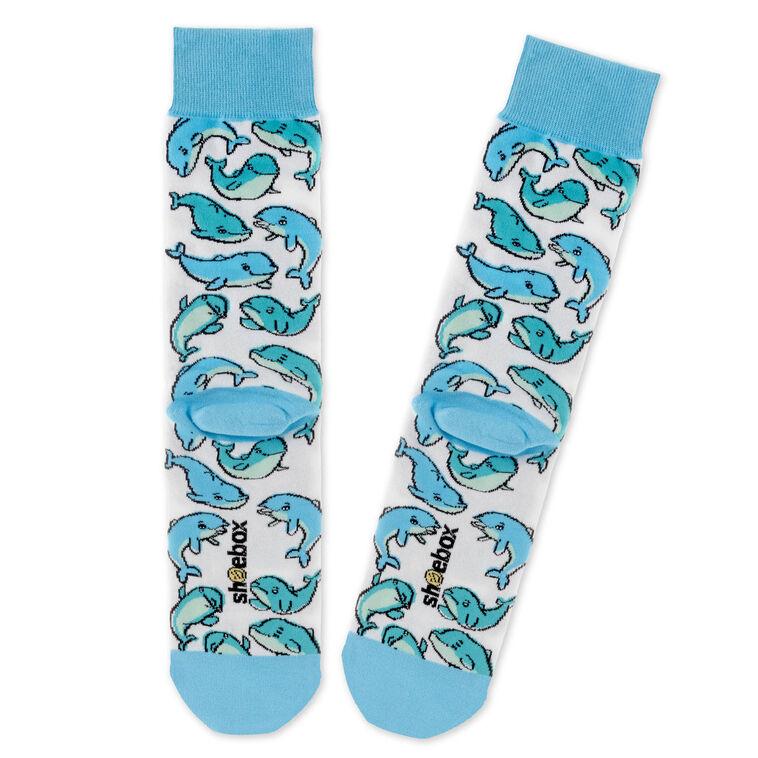 Hallmark All-Porpoise Novelty Crew Socks