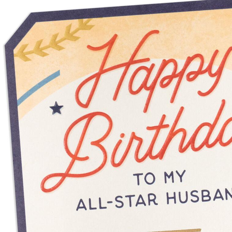 Hallmark All-Star Husband Flirty Birthday Card