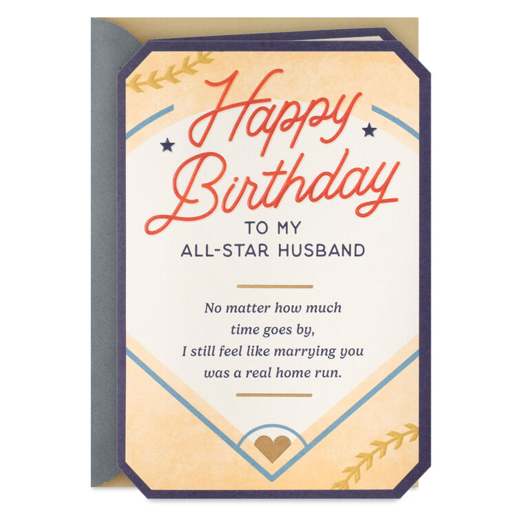hallmark All-Star Husband Flirty Birthday Card