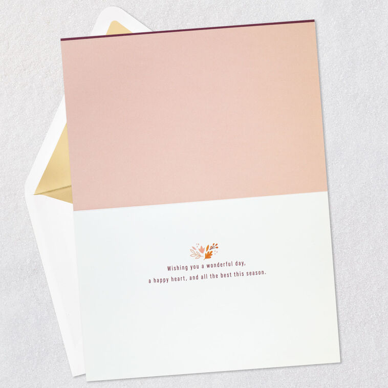 Hallmark All The Best Thanksgiving Card