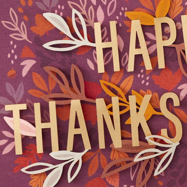 Hallmark All The Best Thanksgiving Card