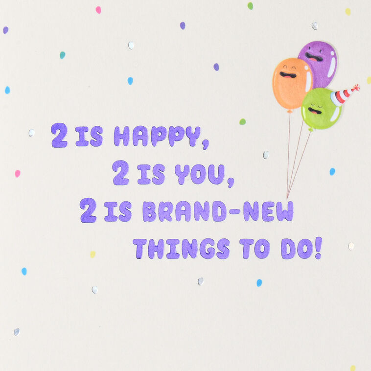 Hallmark All The Fun 2nd Birthday Card