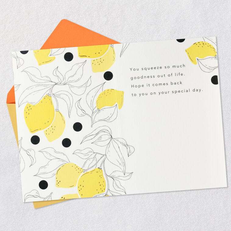 Hallmark All The Goodness For You Birthday Card
