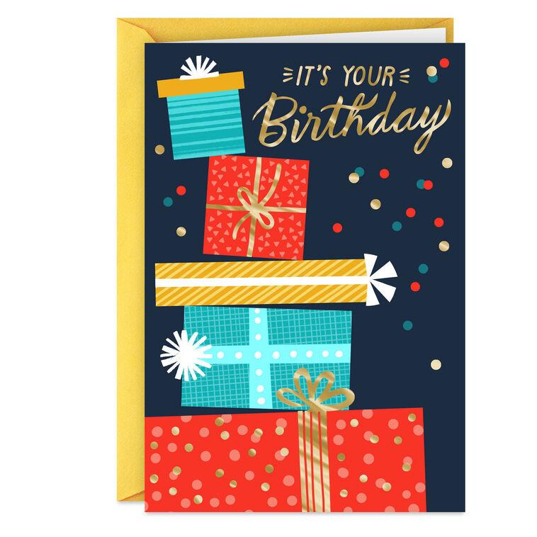 hallmark All the Happiness Birthday Card