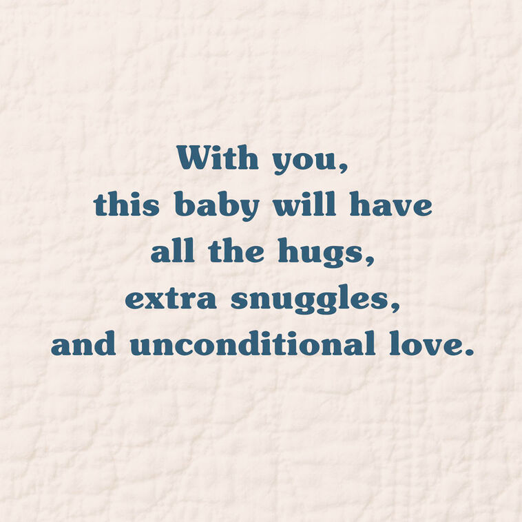 Hallmark All The Snuggles New Baby Grandson Card