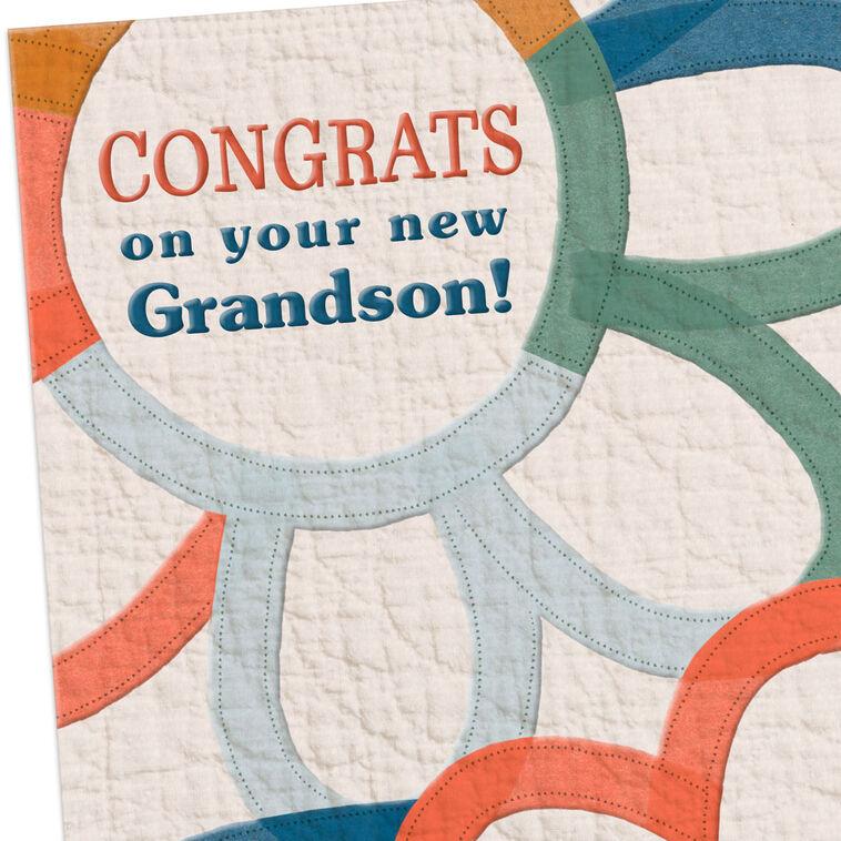 Hallmark All The Snuggles New Baby Grandson Card