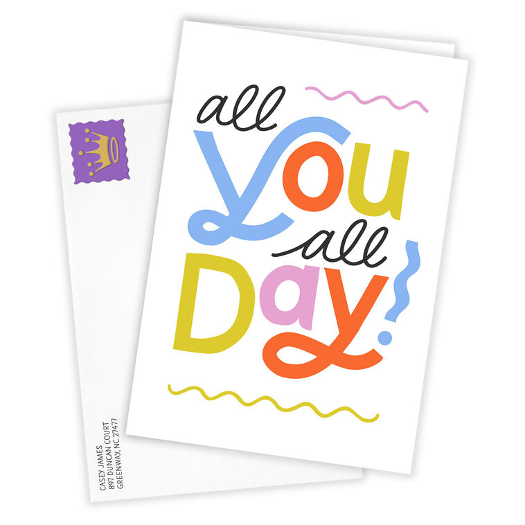 Hallmark All You All Day Custom Encouragement Card
