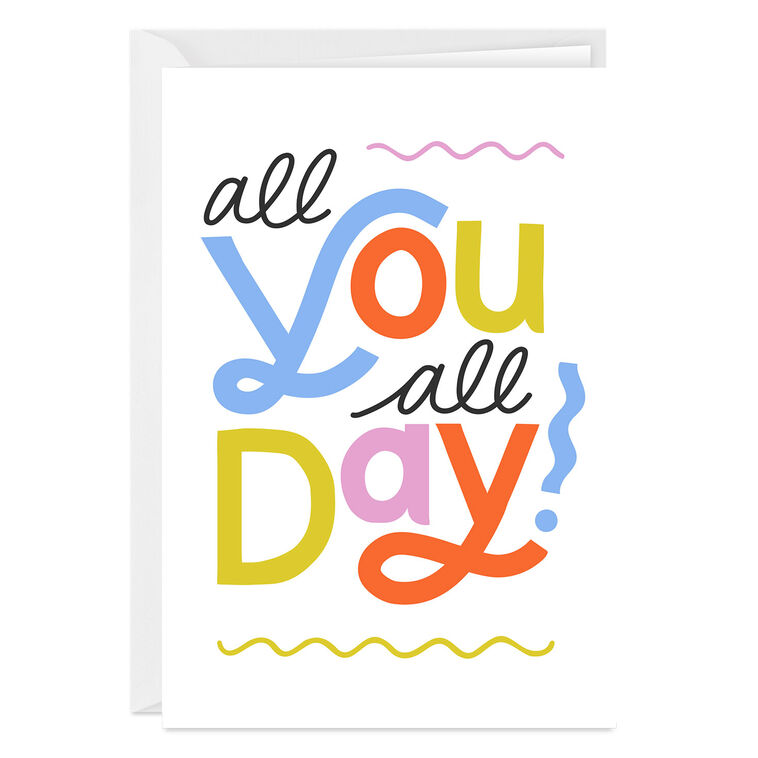 hallmark All You All Day Custom Encouragement Card