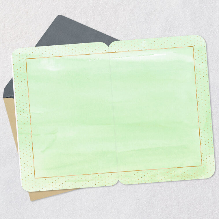 Hallmark Alphabet Icons Blank New Baby Card