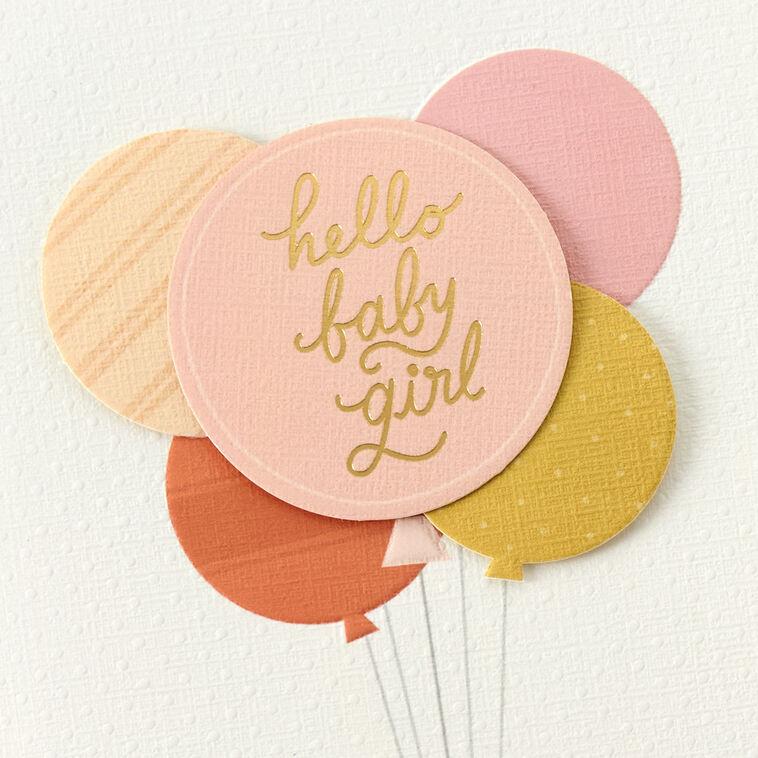 Hallmark Already So Loved New Baby Girl Card