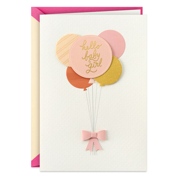 hallmark Already So Loved New Baby Girl Card