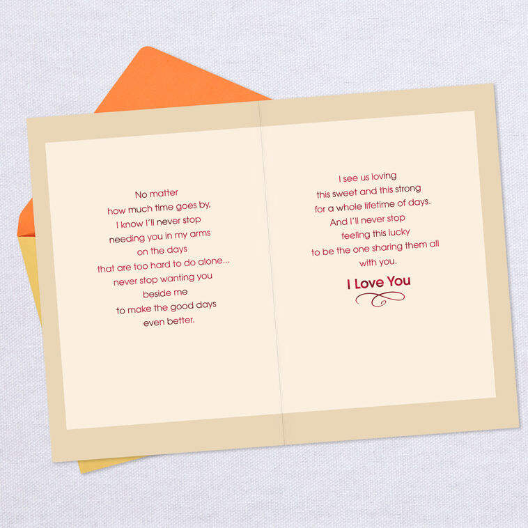 Hallmark Always Together Baby Romantic Love Card