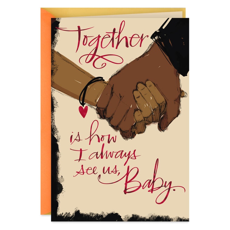 hallmark Always Together Baby Romantic Love Card