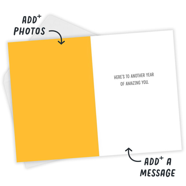 Hallmark Amazing You Custom Birthday Card