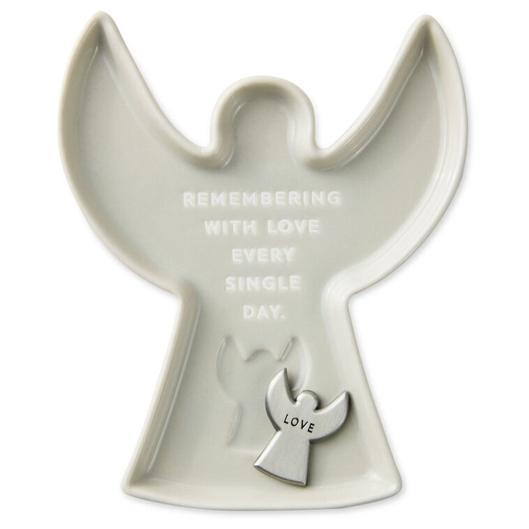 Hallmark Angel-Shaped Trinket Dish With Token