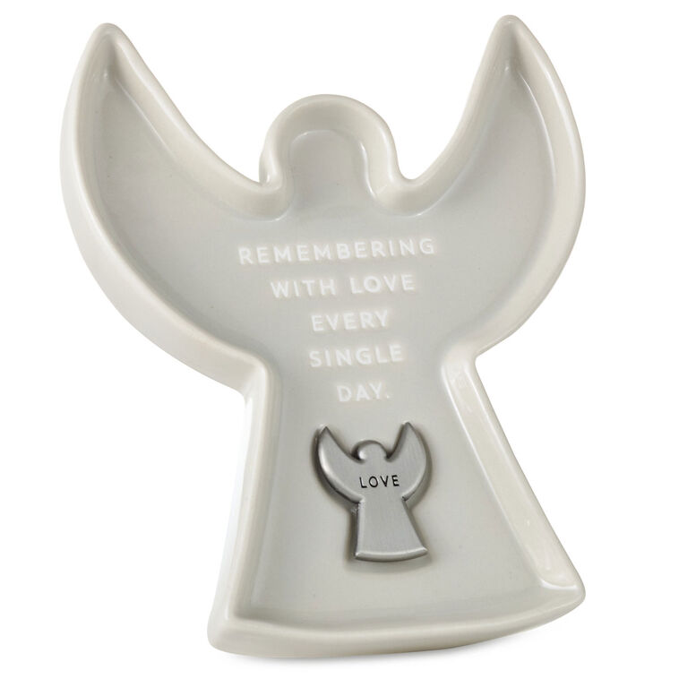 Hallmark Angel-Shaped Trinket Dish With Token