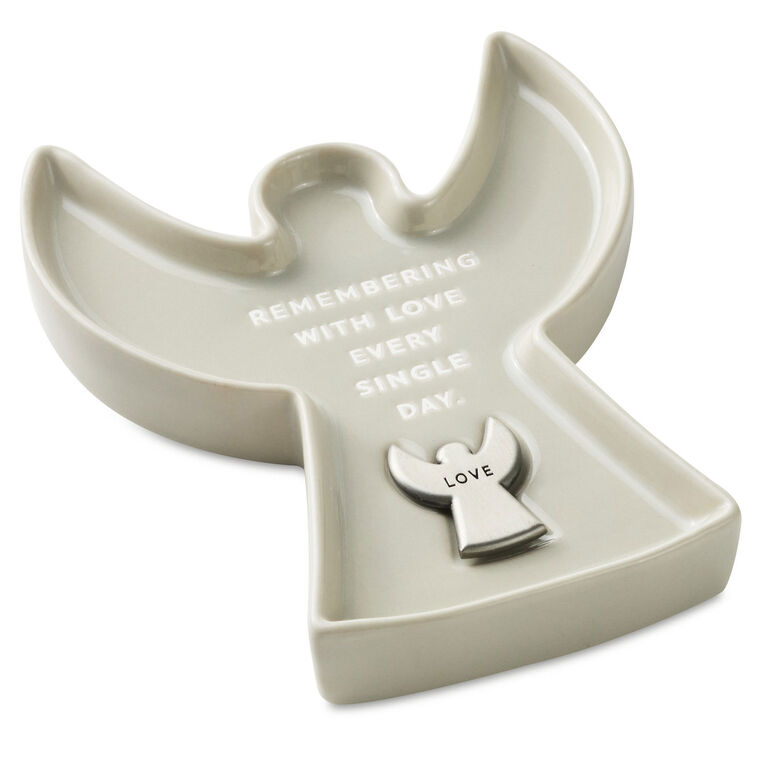 hallmark Angel-Shaped Trinket Dish With Token