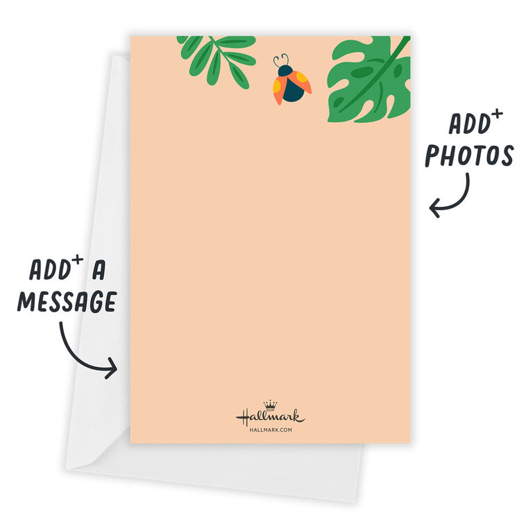 Hallmark Animals Go Wild Birthday Invitation
