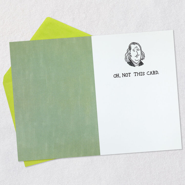 Hallmark Another $100 Bill Funny Birthday Card