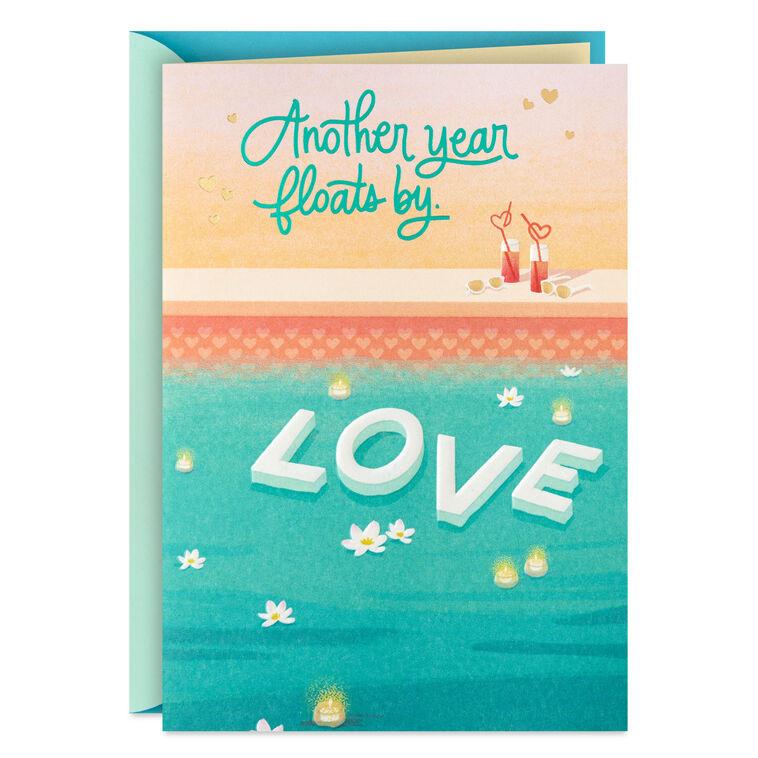 hallmark Another Year Floats By Anniversary Card