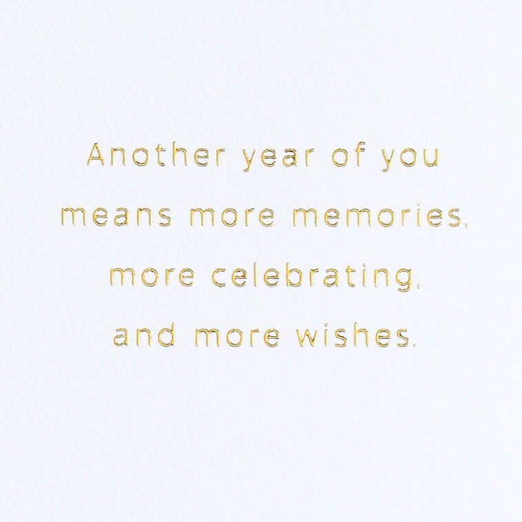 Hallmark Another Year Means More Birthday Card