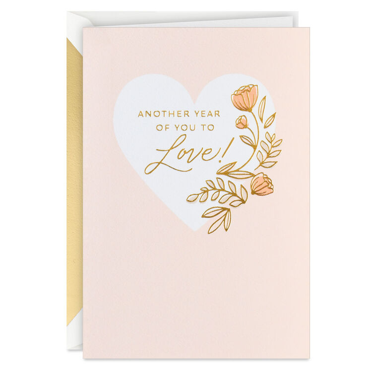hallmark Another Year of You to Love Birthday Card