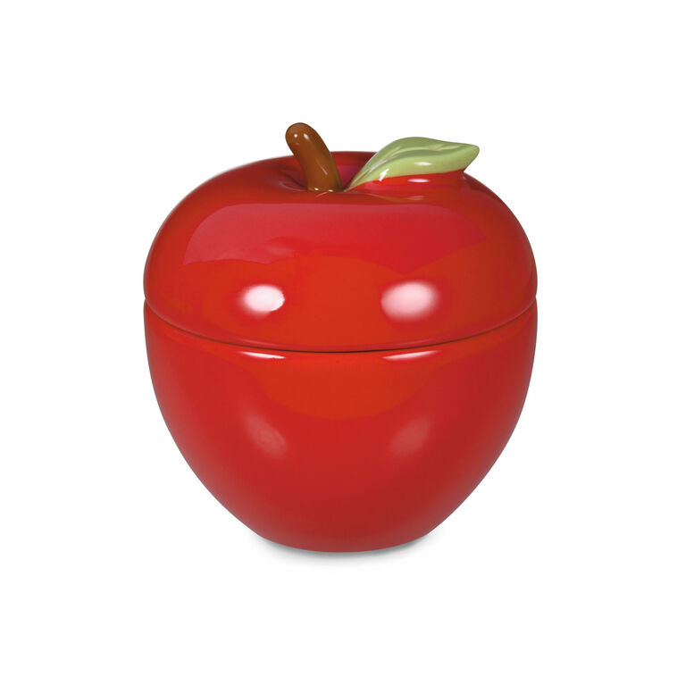 hallmark Apple-Shaped Lidded Trinket Dish