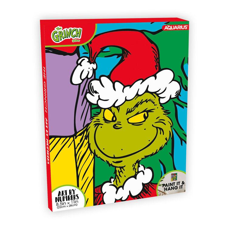 hallmark Aquarius Grinch Mini Art By Numbers Kit