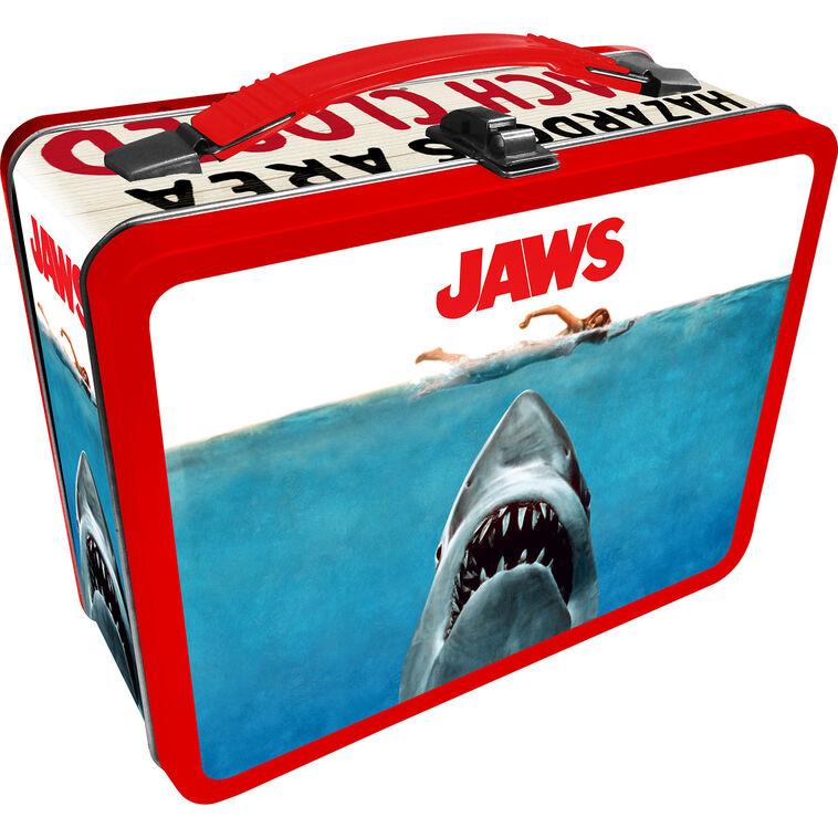 hallmark Aquarius Jaws Retro Metal Lunch Box