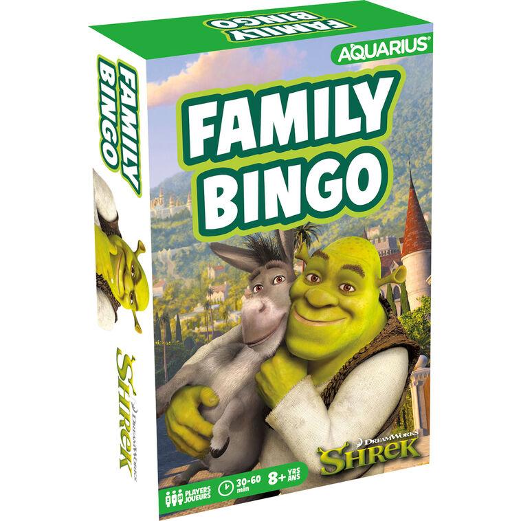 hallmark Aquarius Shrek Family Bingo