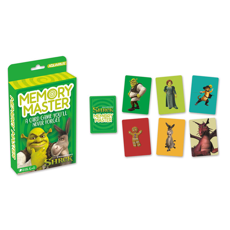 hallmark Aquarius Shrek Memory Master Game