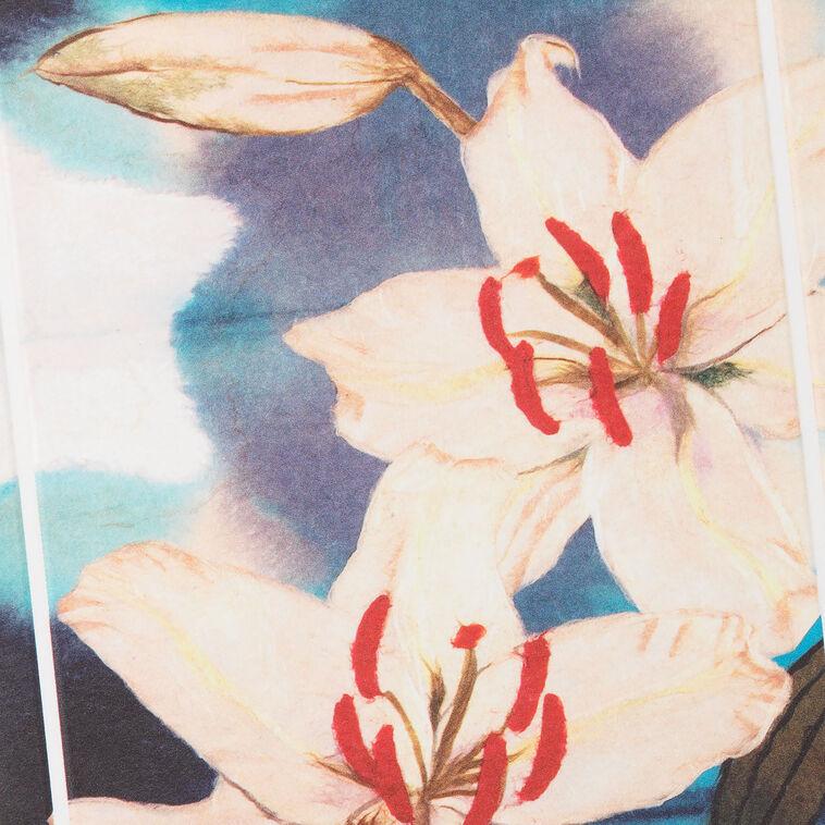 Hallmark ArtLifting Blooming Lilies Blank Card