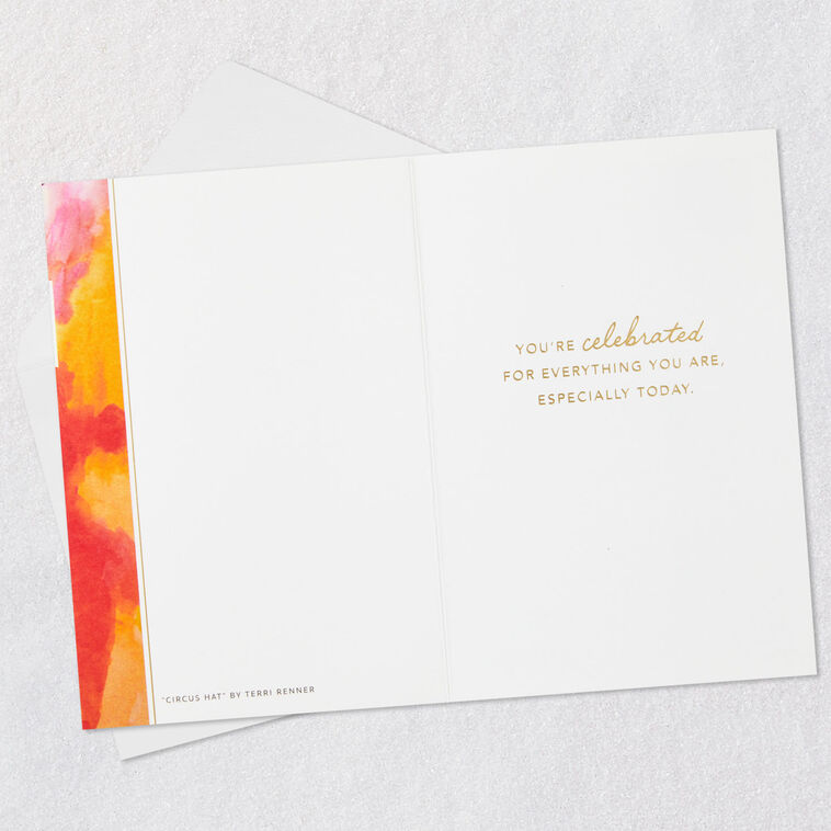 Hallmark ArtLifting You're Celebrated Today Card